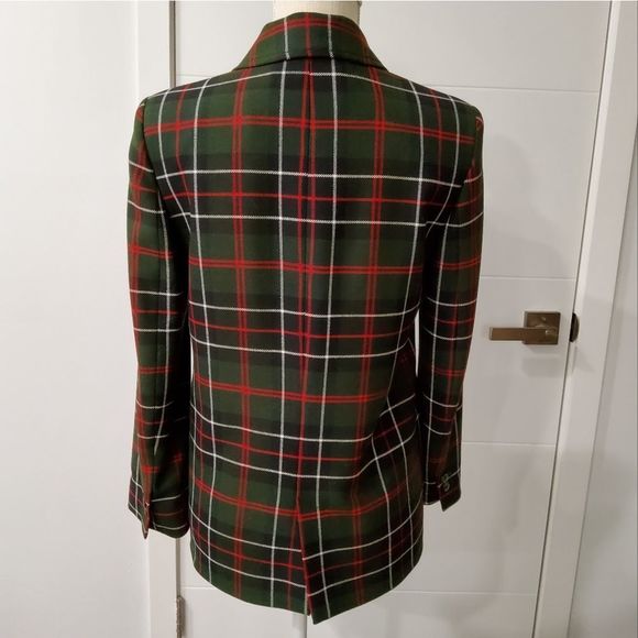 Zara Women's Checked Plaid Double Breasted Blazer Size XS - Picture 4 of 13